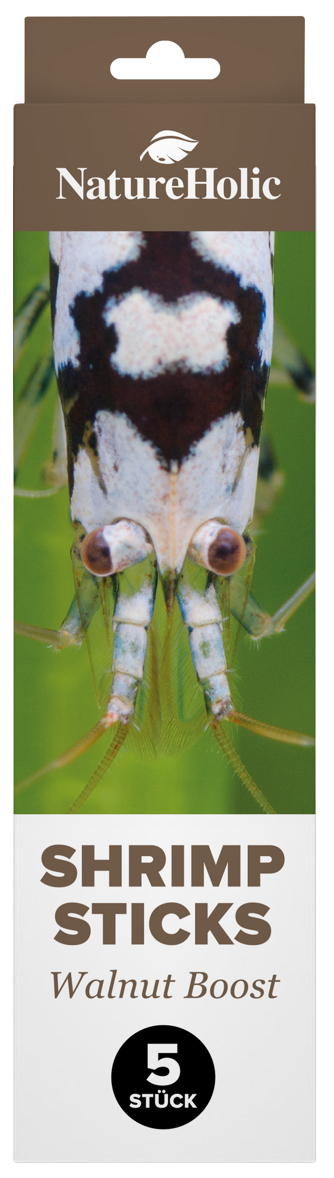 NatureHolic Garnelen Lollies „Walnut Boost“, 5 Lollis